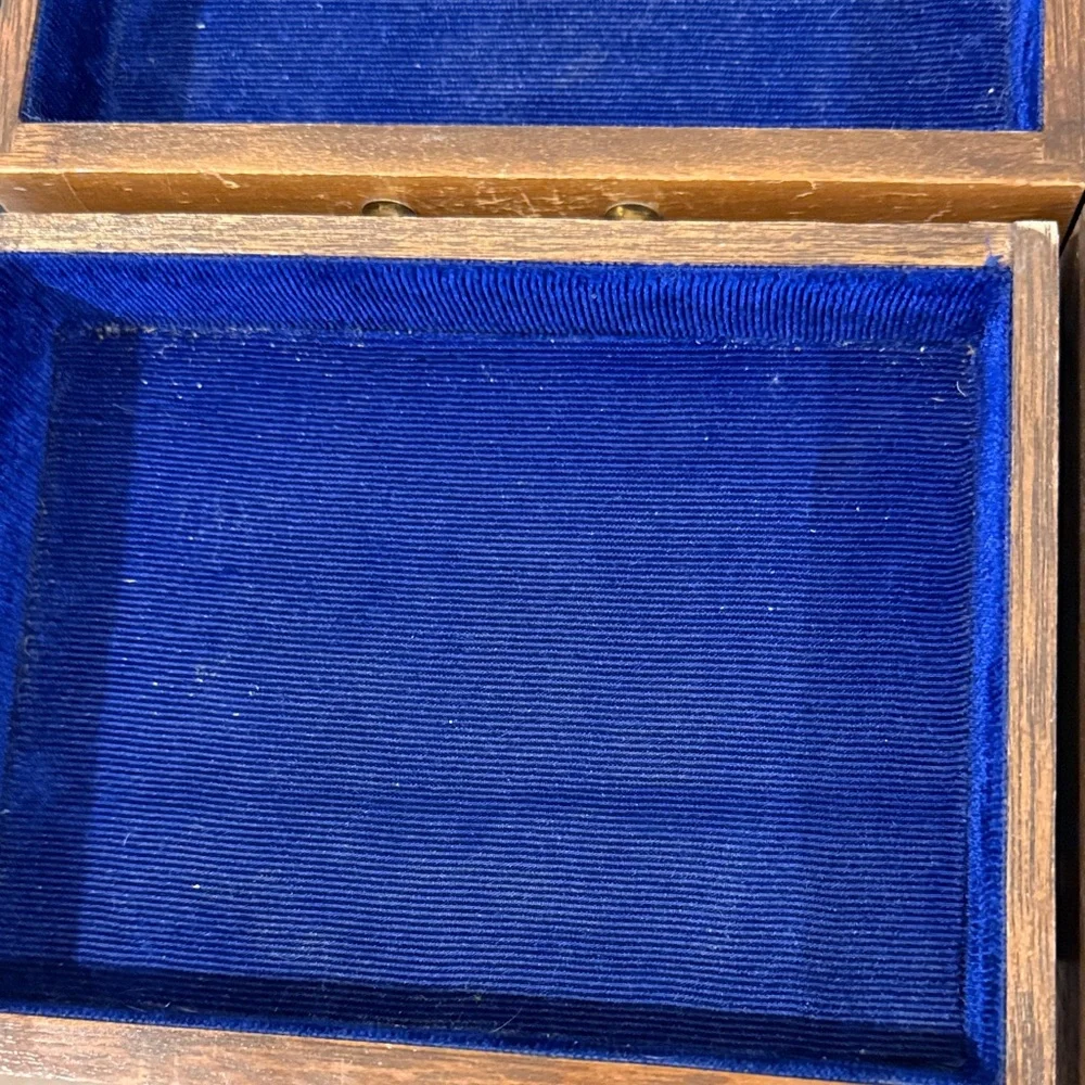 Wooden Jewelry Box with 4 Drawers with Handles - Picture 14 of 15